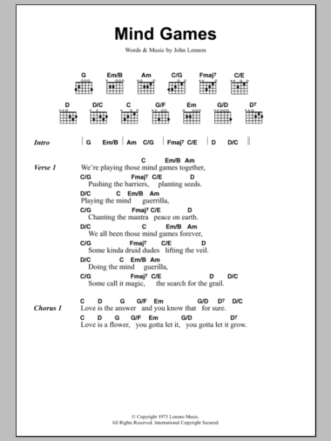 The Game by The Levellers - Guitar Chords/Lyrics - Guitar Instructor