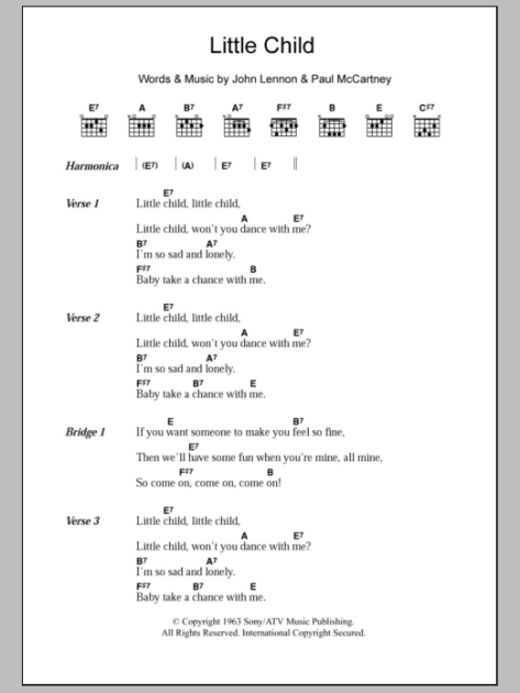 little-child-guitar-chords-lyrics-zzounds