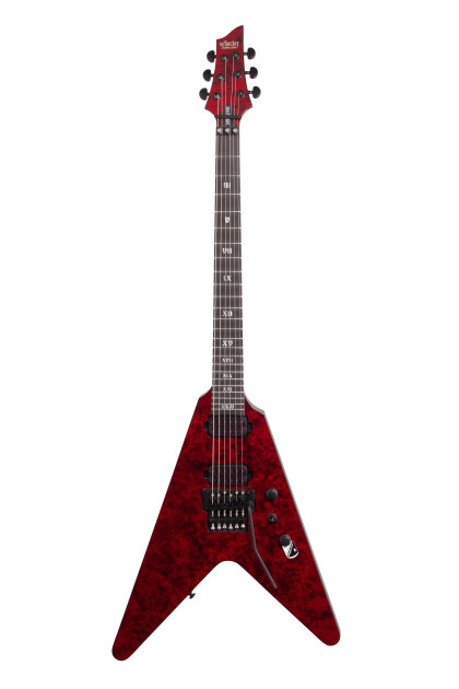 Schecter V-1 FR Apocalypse Red Reign