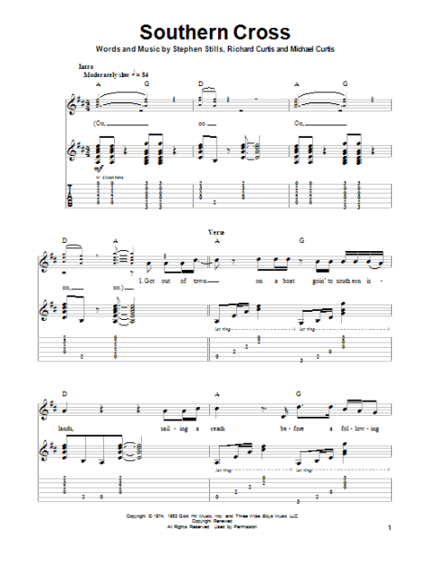 Southern Cross Guitar Tab Play Along ZZounds   207537 85c25dcf88877e292ab62a7461fea58c 