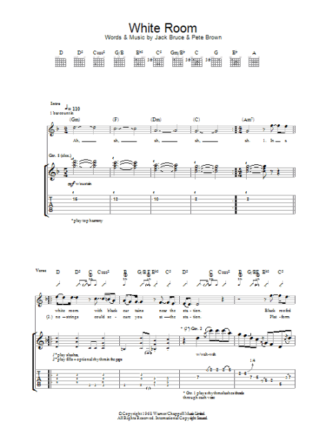 White Room Guitar Tab Zzounds
