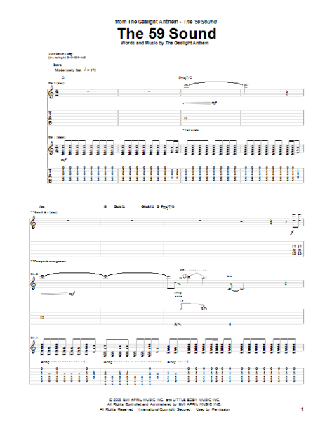 The 59 Sound Guitar Tab Zzounds