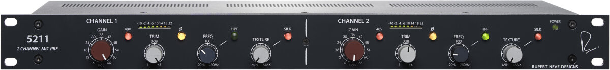 Rupert Neve Designs 5211 Dual-Channel Microphone Preamplifier