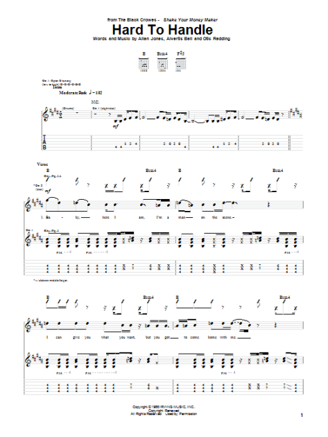 Hard To - Guitar TAB | zZounds