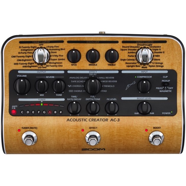 Zoom AC-3 Acoustic Creator Direct Box | zZounds