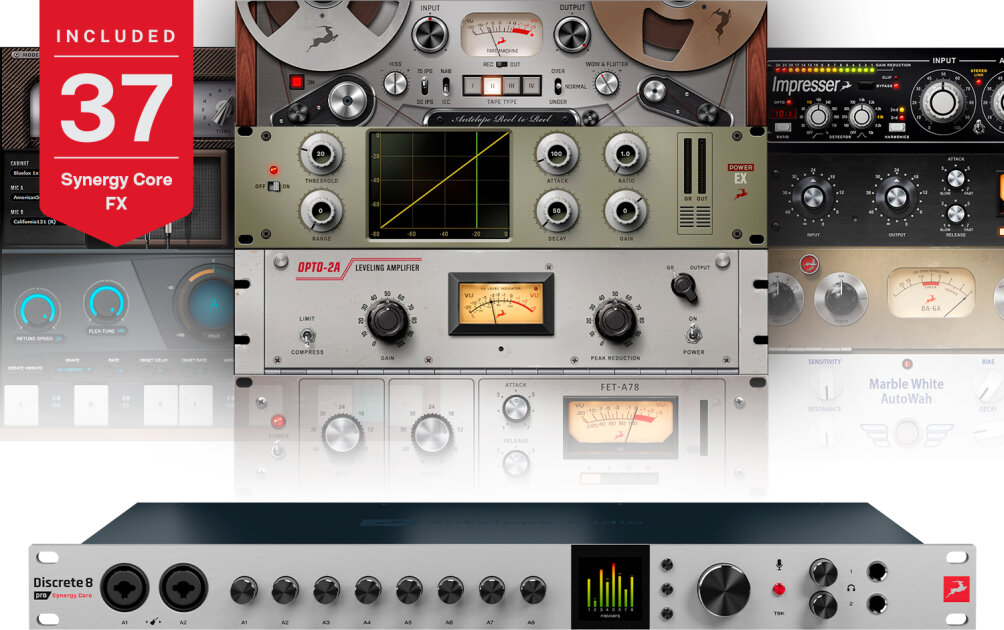 Antelope Audio Discrete 8 Pro Synergy Core Audio Interface Antelope Audio Discrete 8 Pro Synergy Core Audio Interface