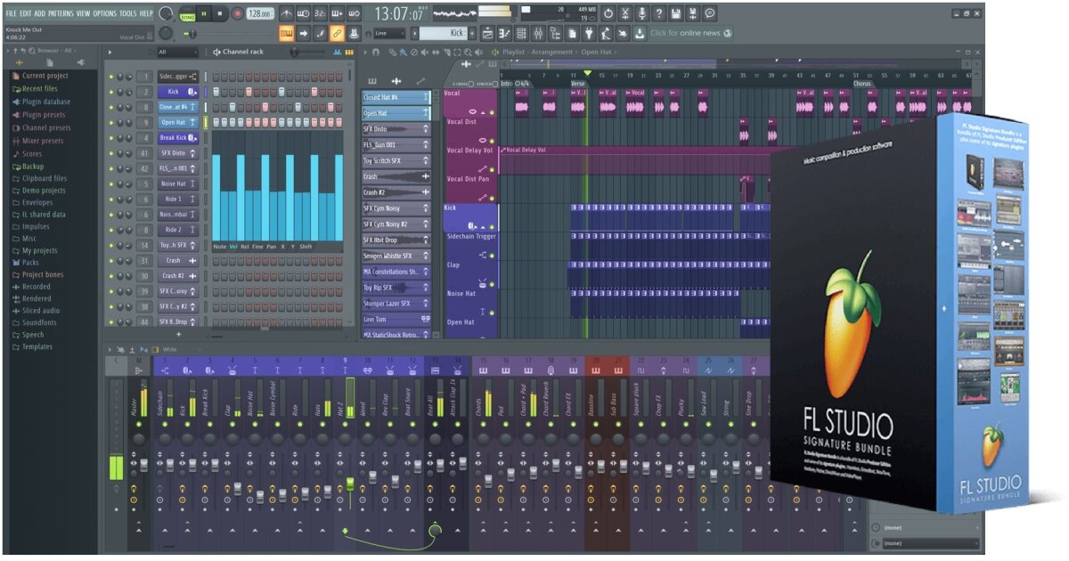 Fruity Loops Producer edition v12, Musical Instruments and Sound