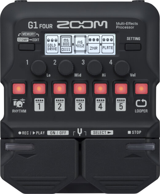 Zoom G1 FOUR Multi Effects Guitar Pedal | zZounds