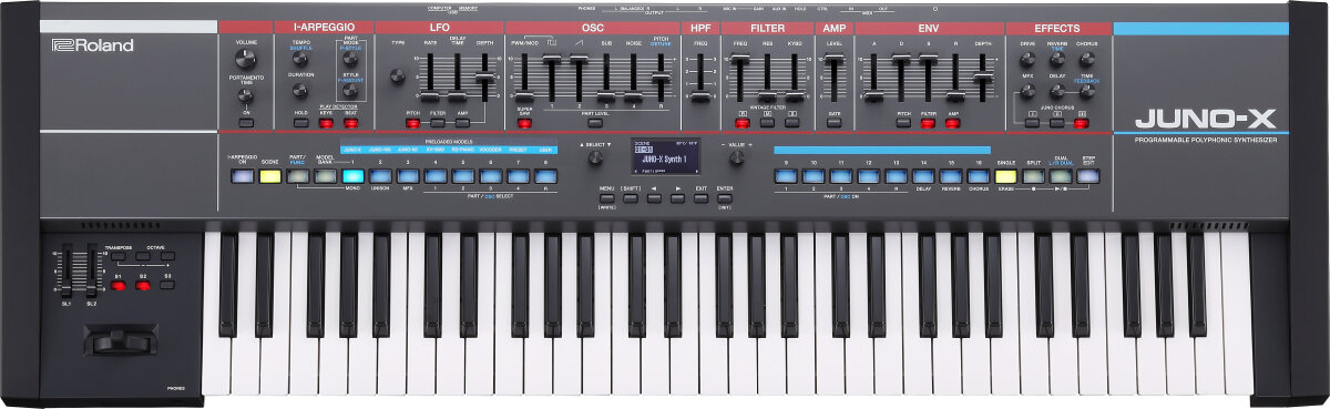 Roland JUNO-X Synthesizer, 61-Key