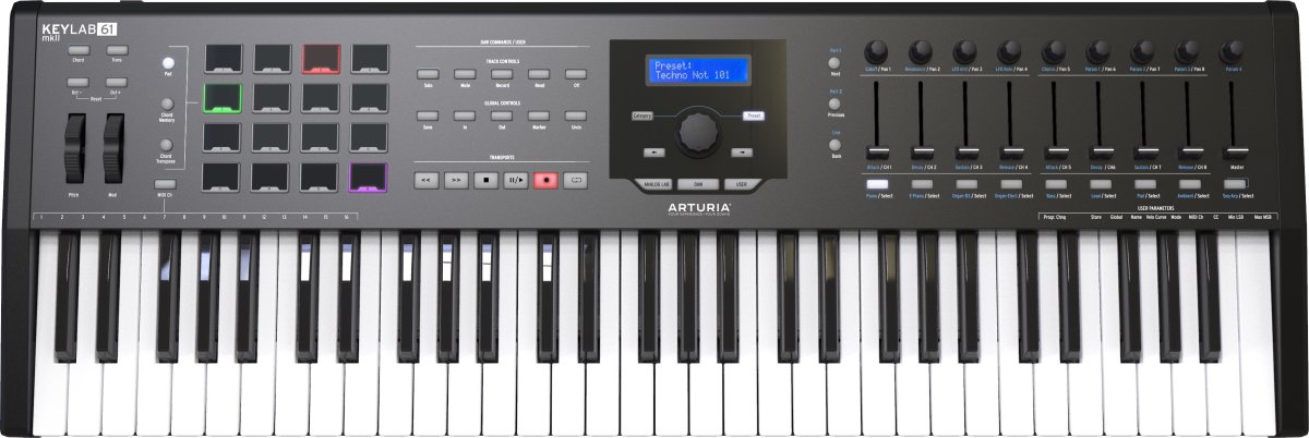 Arturia KeyLab 61 MKII USB MIDI Controller Keyboard | zZounds