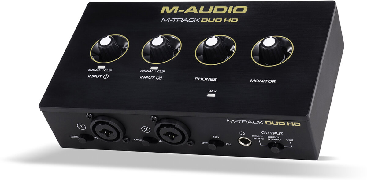 Amazon.com: M-Audio M-Track Duo USB Audio Interface and