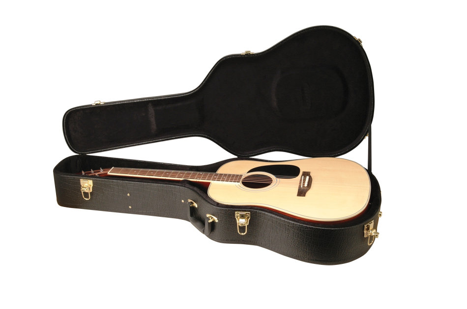 On Stage GCA5000B Hardshell Acoustic Guitar Case Fits Most 6 & 12 Stri –  Tegeler Music