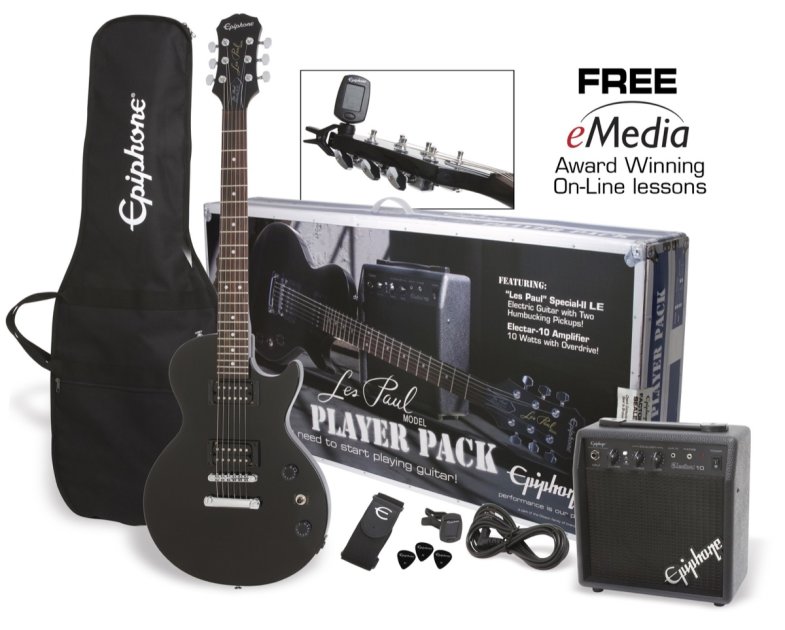 Epiphone Les Paul Special II Player Pack Electric Guitar Package