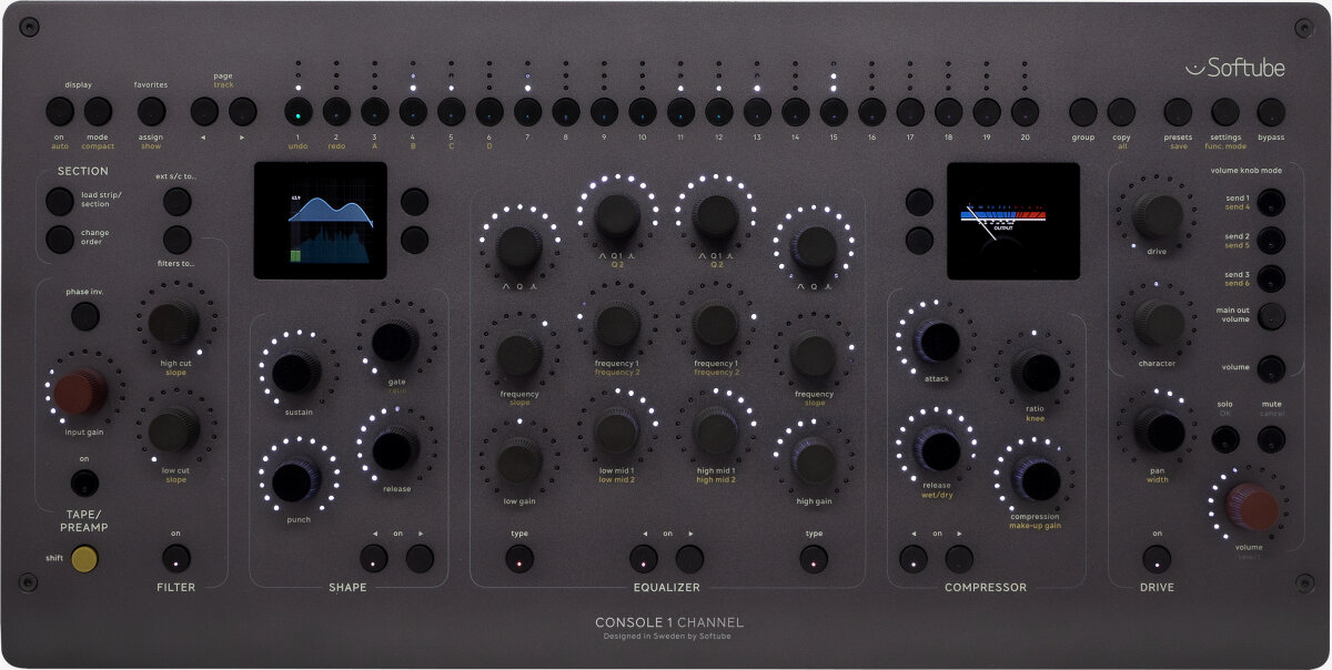 Softube Console 1 Channel Mk III Control