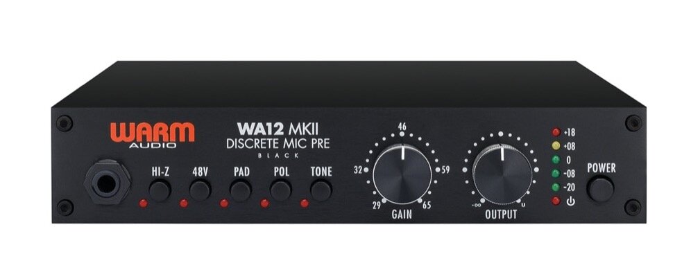 Warm Audio WA12 MKII Classic 312-Style Analog Microphone Preamp