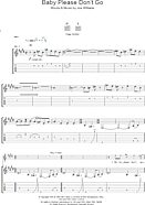 Baby, Please Don't Go - Guitar TAB