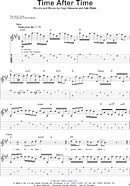 Time After Time - Guitar Tab Play-Along