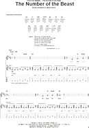 The Number Of The Beast - Guitar TAB