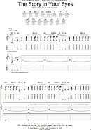 The Story In Your Eyes - Guitar TAB