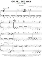 Go All The Way (Into The Twilight) - Piano Duet