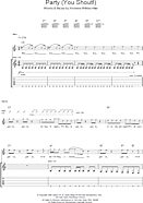 We Party (You Shout) - Guitar TAB