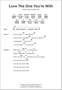 Love The One You're With - Guitar Chords/Lyrics