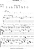 Over And Out - Guitar TAB