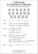 To Be Young (Is To Be Sad, Is To Be High) - Guitar Chords/Lyrics