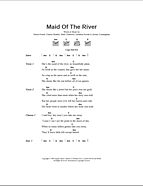 Maid Of The River - Guitar Chords/Lyrics