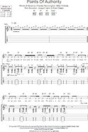Points Of Authority - Guitar TAB