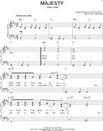 Majesty (Here I Am) - Easy Piano