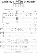 Everybody's Trying To Be My Baby - Guitar TAB