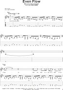 Even Flow - Guitar Tab Play-Along