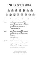 All The Young Dudes - Guitar Chords/Lyrics