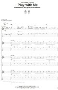 Extreme Play With Me Guitar Tab in C Major - Download & Print - SKU:  MN0106136