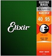 Elixir Nanoweb Nickel Plated Steel Electric Bass Strings