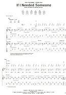 If I Needed Someone - Guitar TAB