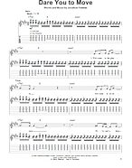 Dare You To Move - Guitar Tab Play-Along