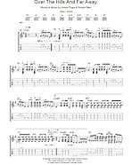 Over The Hills And Far Away - Guitar TAB