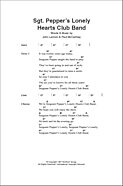 Sgt. Pepper's Lonely Hearts Club Band - Guitar Chords/Lyrics