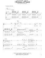 I Know A Place - Guitar TAB