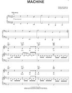 Machine - Piano/Vocal/Guitar