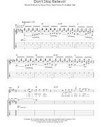 Don't Stop Believin' - Guitar TAB