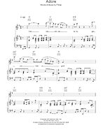 Adore - Piano/Vocal/Guitar