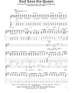 God Save The Queen - Guitar Tab Play-Along