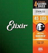 Elixir Nanoweb Stainless Steel Electric Bass Strings