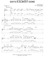 Days Is Almost Gone - Guitar TAB