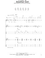Another Girl - Guitar TAB