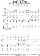 Baby, It's You - Guitar TAB