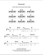 Dreamer - Piano Chords/Lyrics